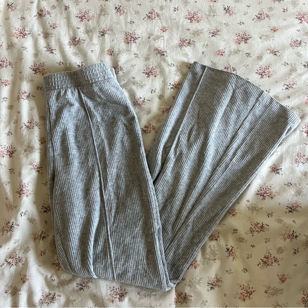 Aerie Waffle High Waisted Flare Pant
